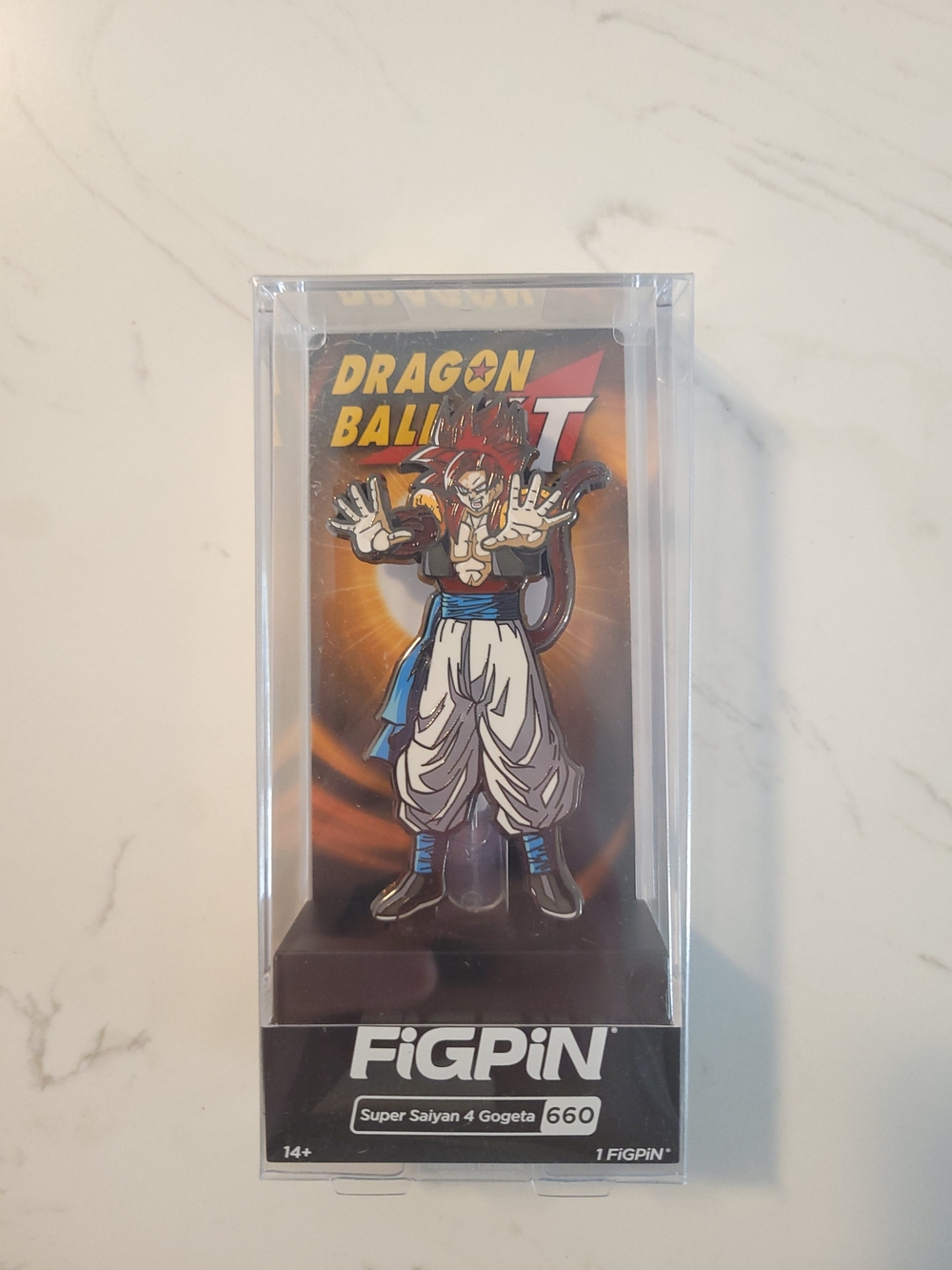 FiGPiN Dragon Ball Super Saiyan 4 Gogeta Enamel Pin